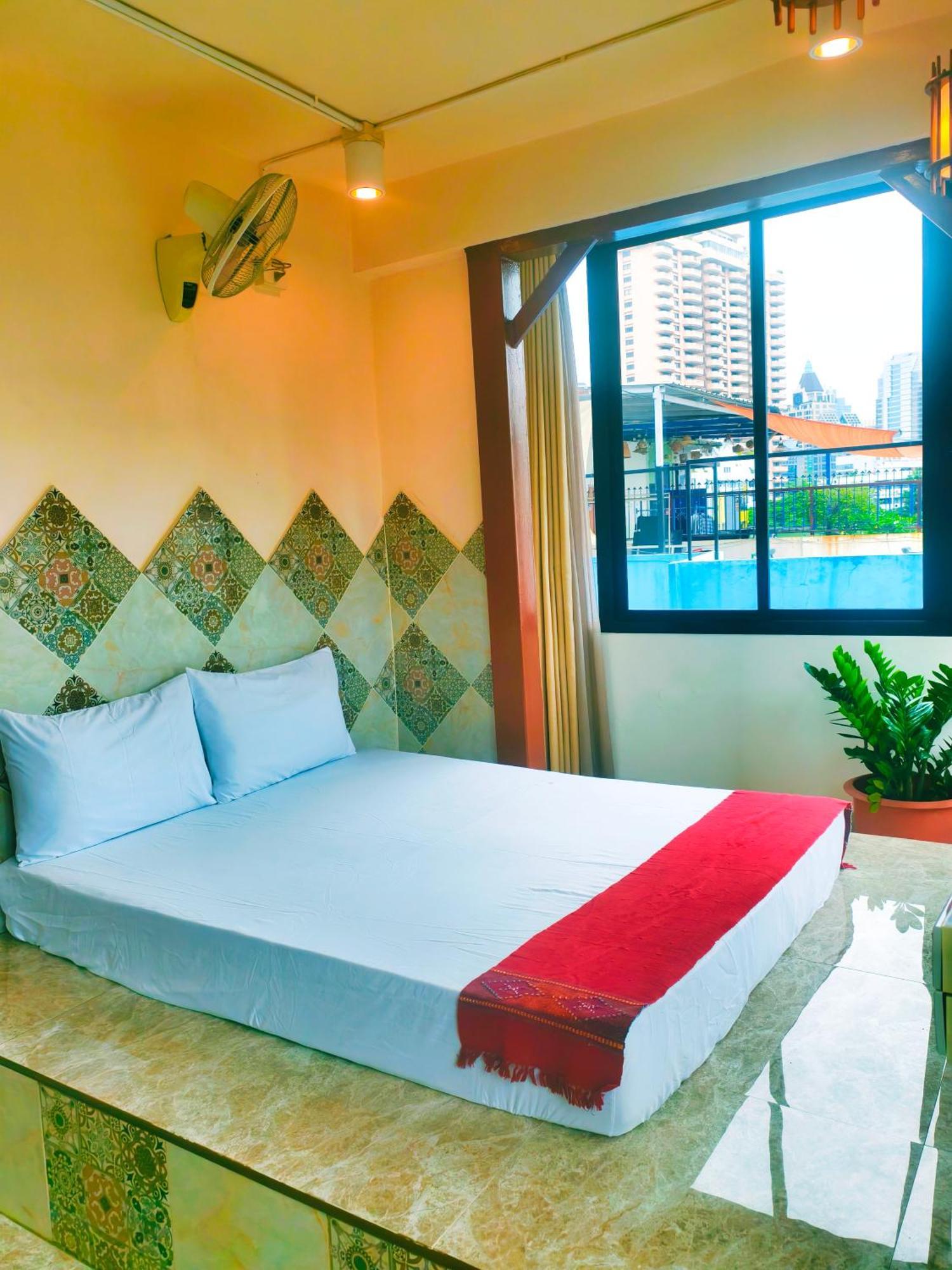 Sky Bedroom With A Smooth Life View Apartment Bangkok